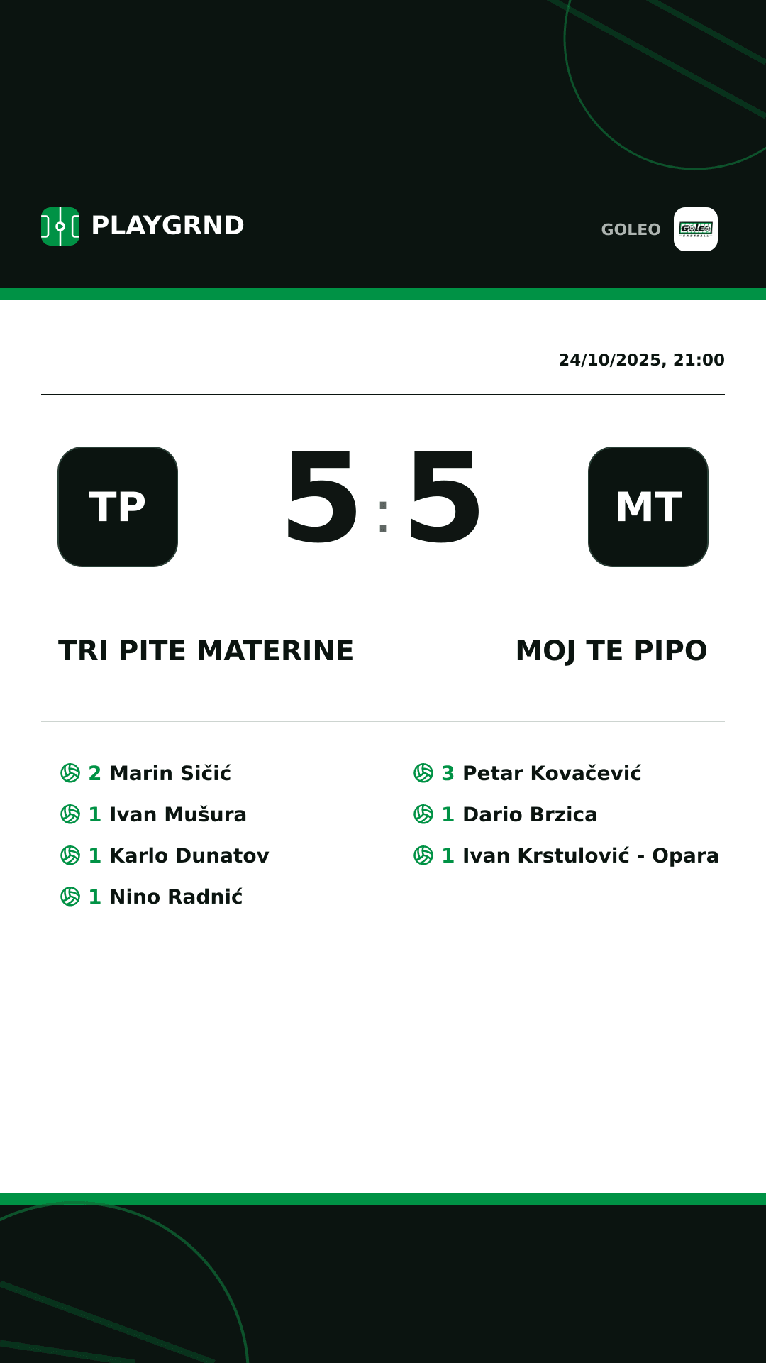 Instagram artwork: Tri Pite Materine 5:5 Moj te pipo