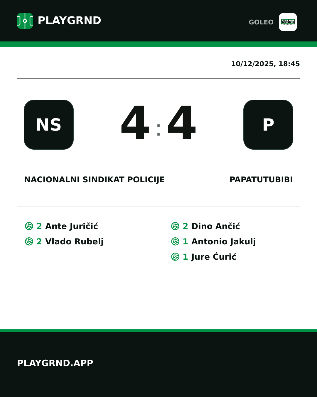 Instagram artwork: Nacionalni sindikat policije 4:4 Papatutubibi