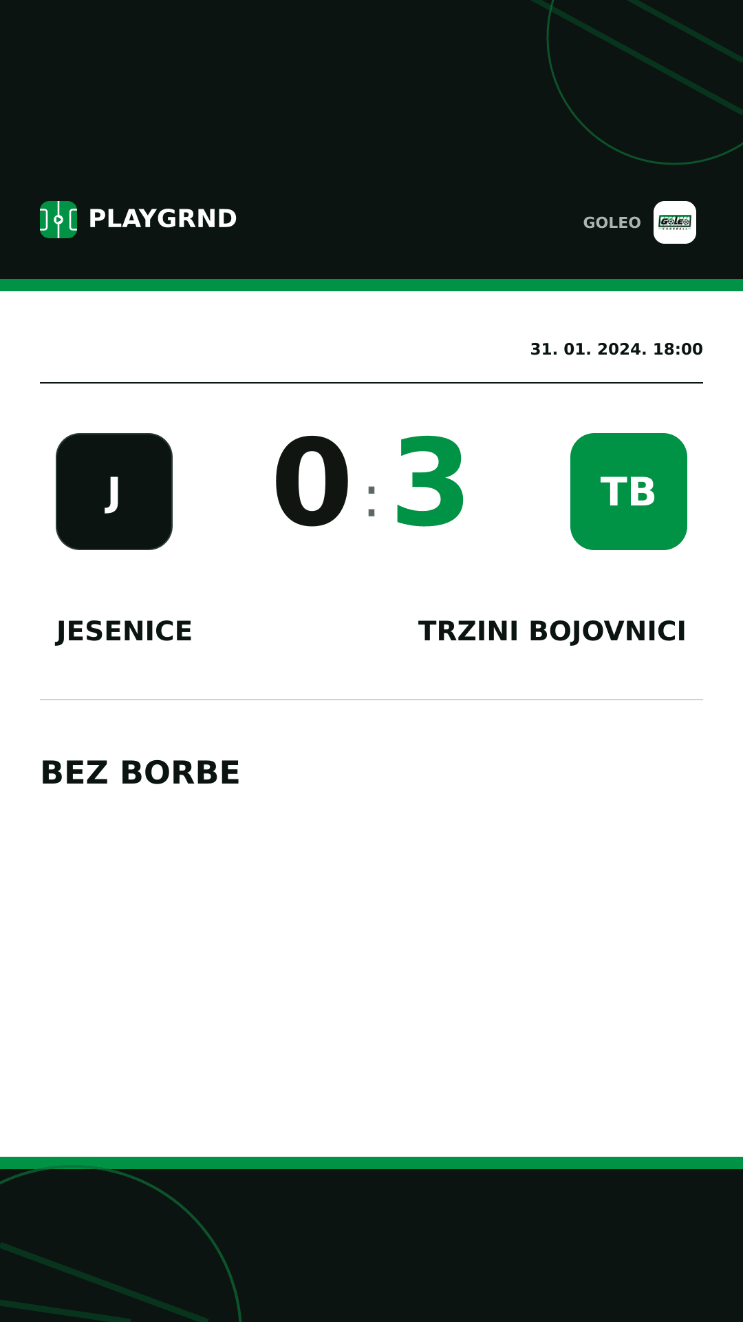 Instagram slika: Jesenice 0:3 Trzini bojovnici