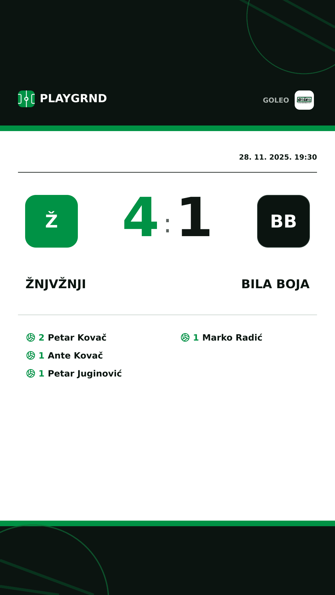 Instagram slika: Žnjvžnji 4:1 Bila boja