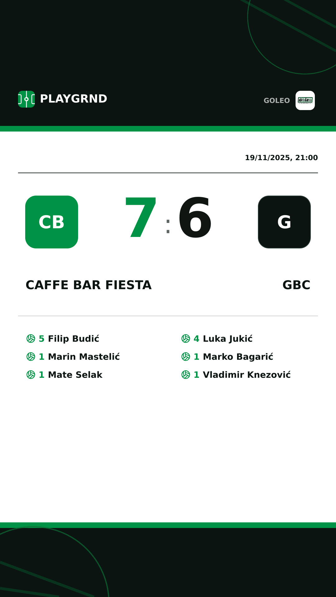 Instagram artwork: Caffe bar Fiesta 7:6 GBC