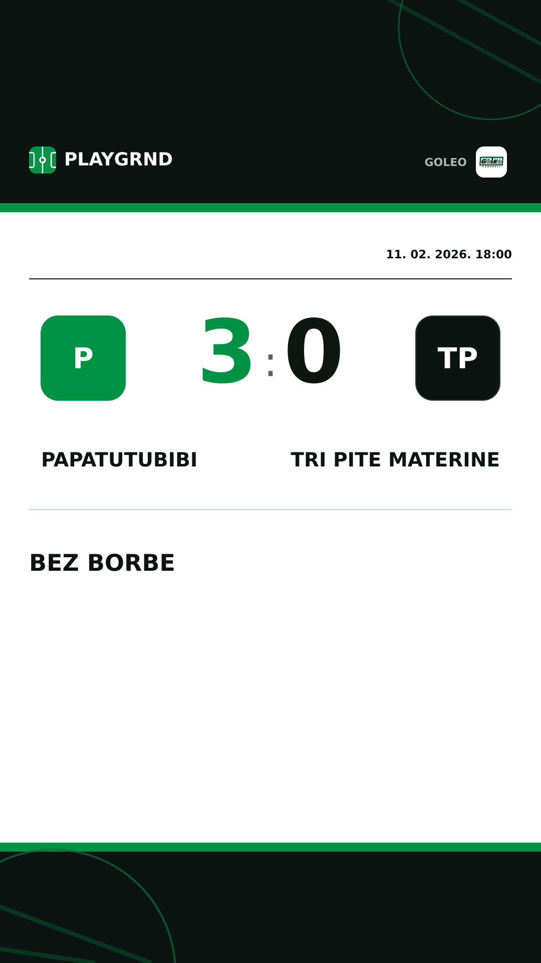 Instagram slika: Papatutubibi 3:0 Tri Pite Materine