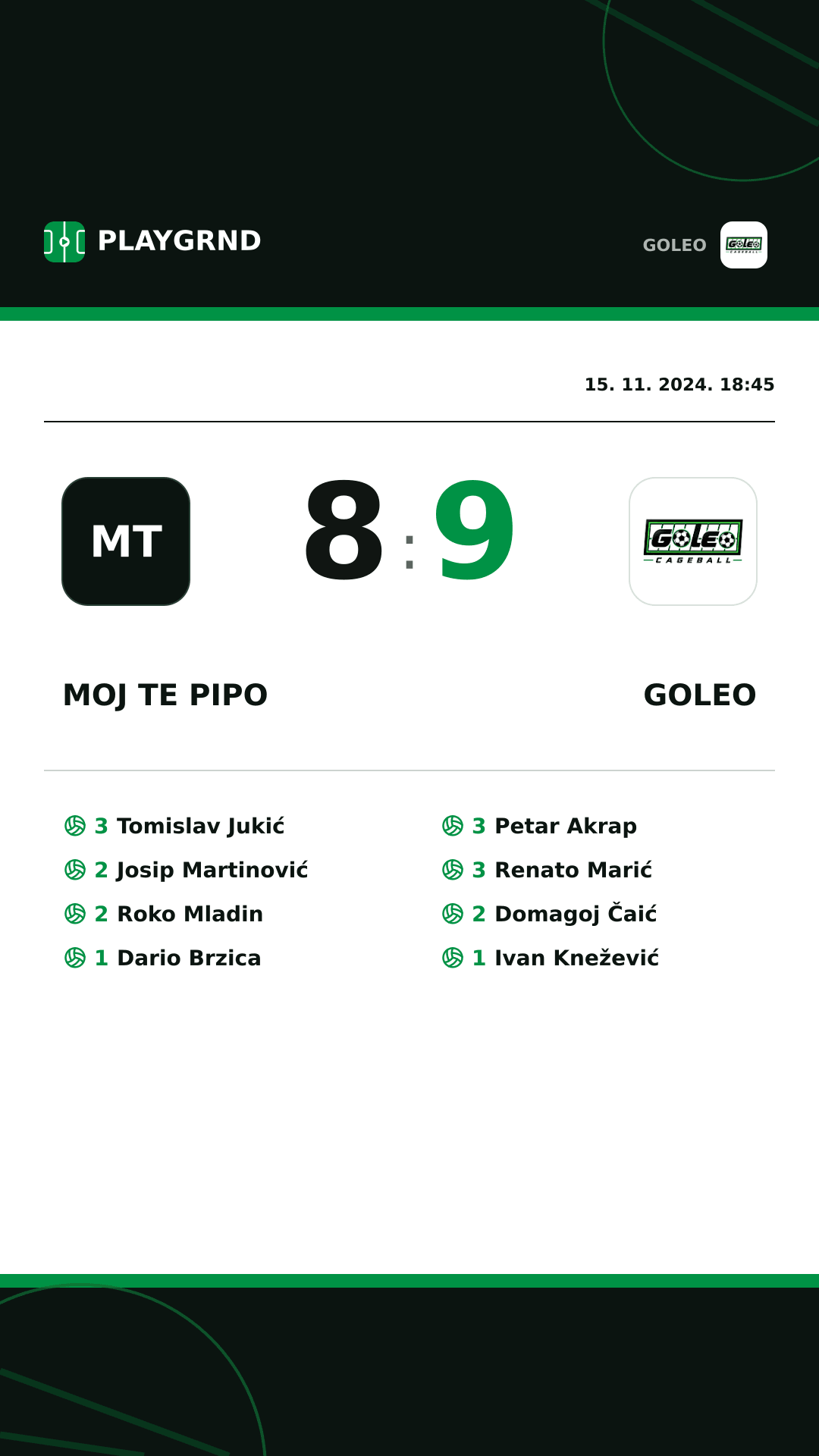 Instagram slika: Moj te pipo 8:9 Goleo