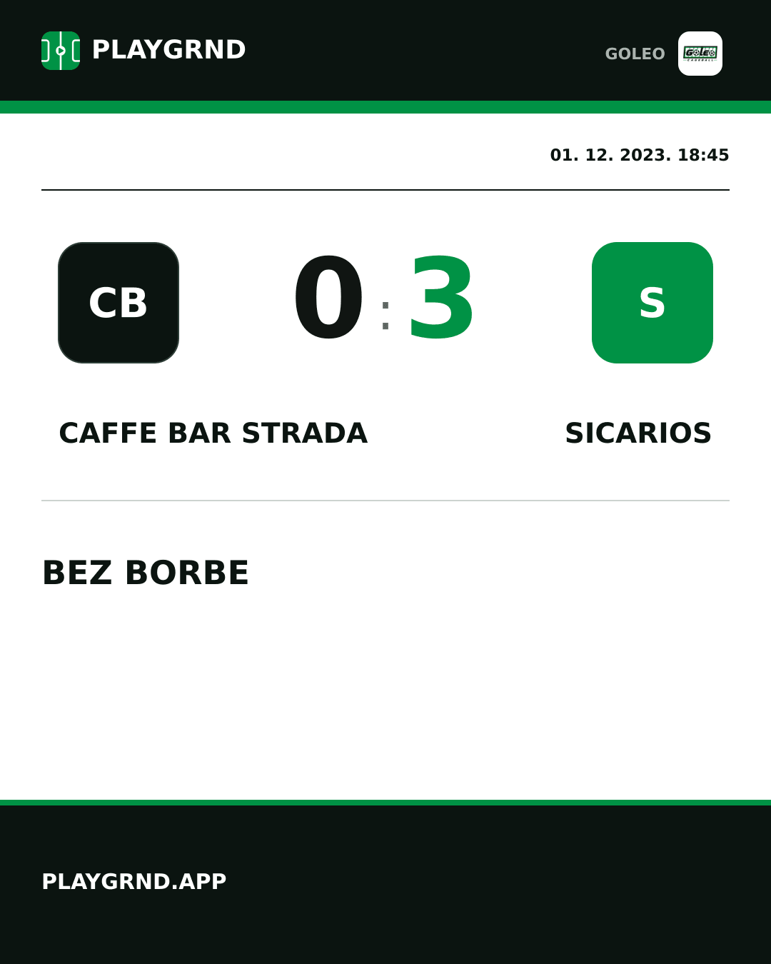 Instagram slika: Caffe bar Strada 0:3 Sicarios