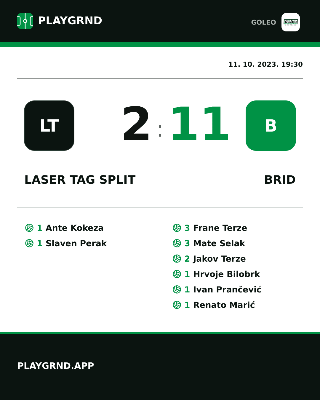 Instagram slika: Laser tag Split 2:11 Brid