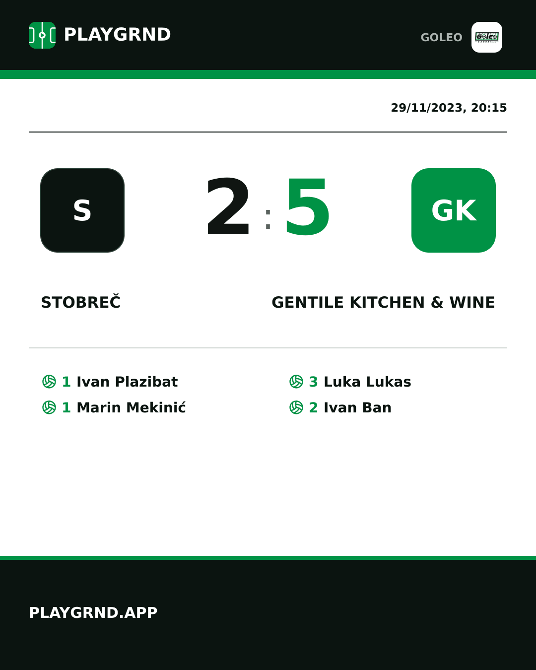 Instagram artwork: Stobreč 2:5 Gentile kitchen & wine