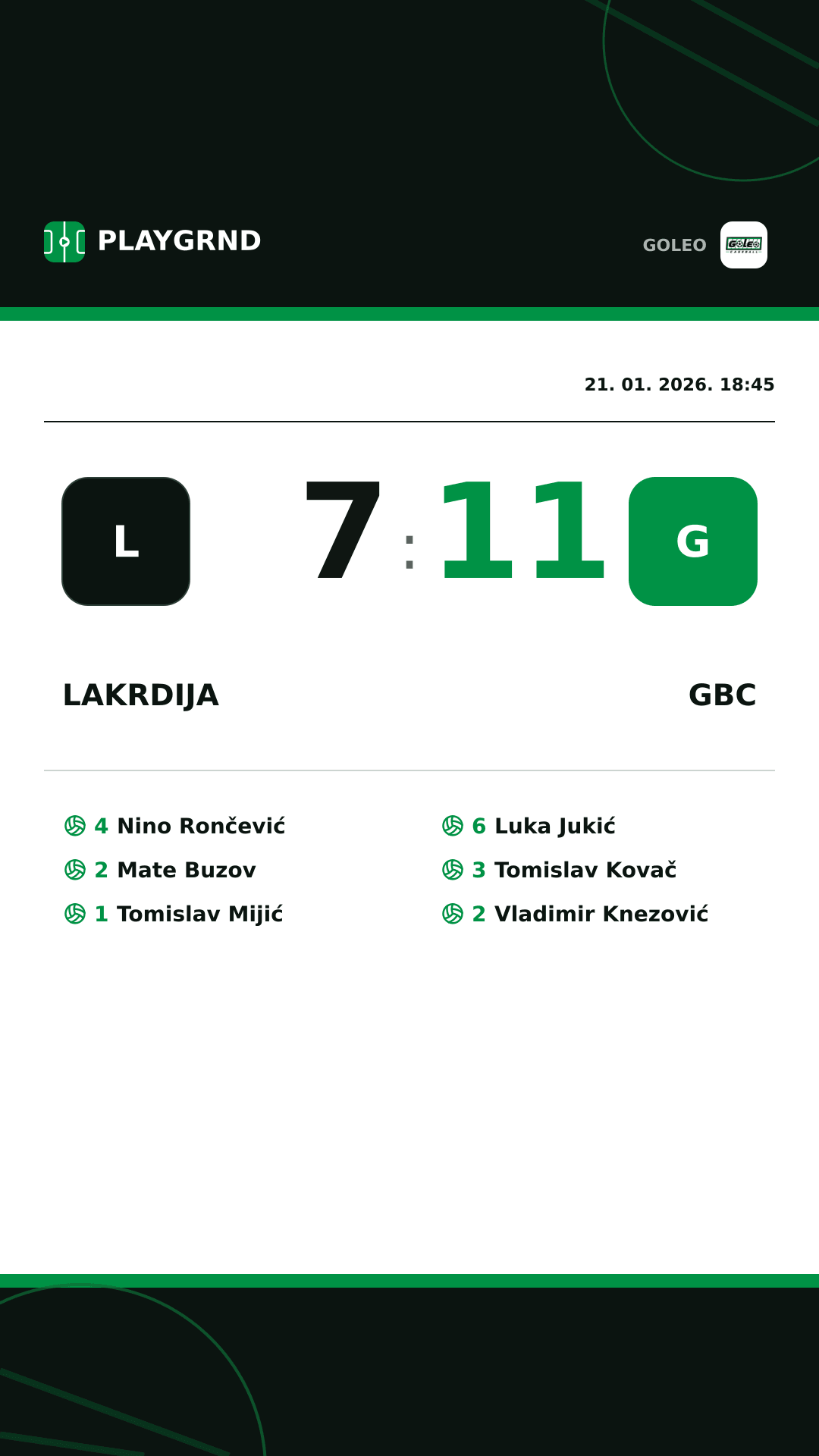 Instagram slika: Lakrdija 7:11 GBC