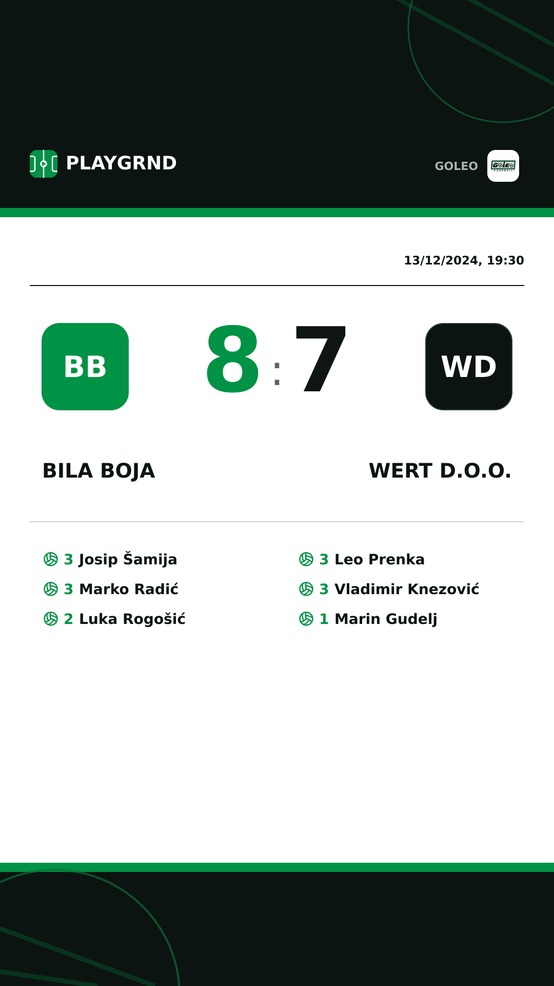 Instagram artwork: Bila boja 8:7 Wert d.o.o.