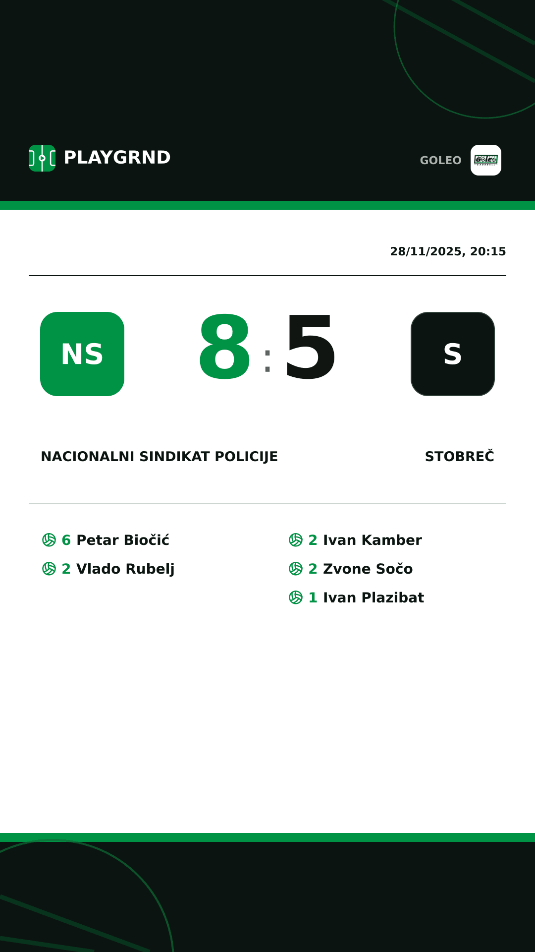 Instagram artwork: Nacionalni sindikat policije 8:5 Stobreč