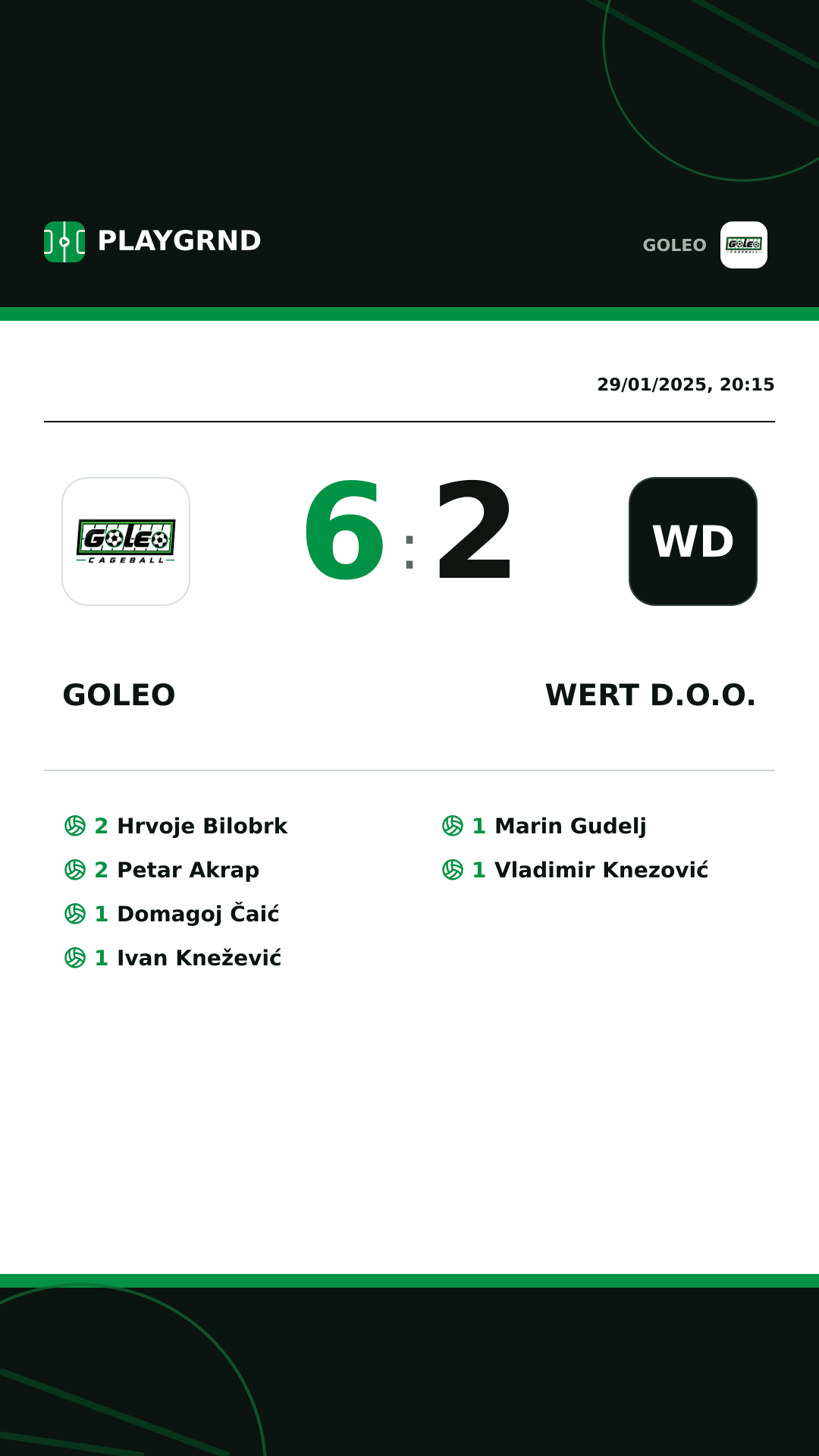 Instagram artwork: Goleo 6:2 Wert d.o.o.