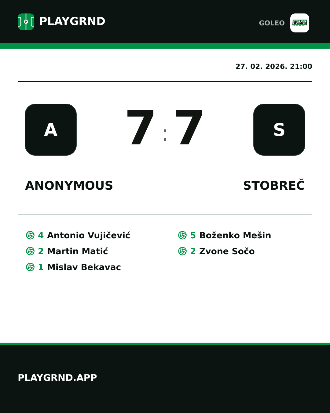 Instagram slika: Anonymous 7:7 Stobreč