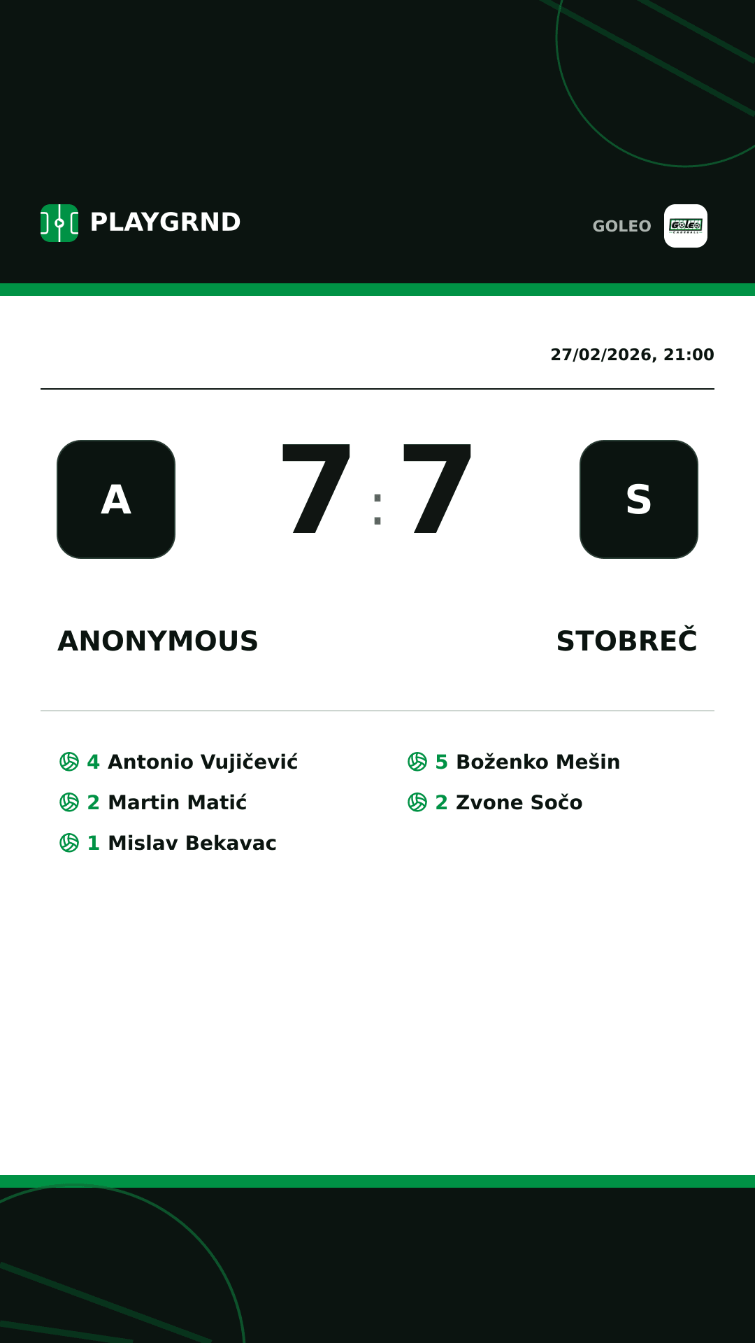 Instagram artwork: Anonymous 7:7 Stobreč