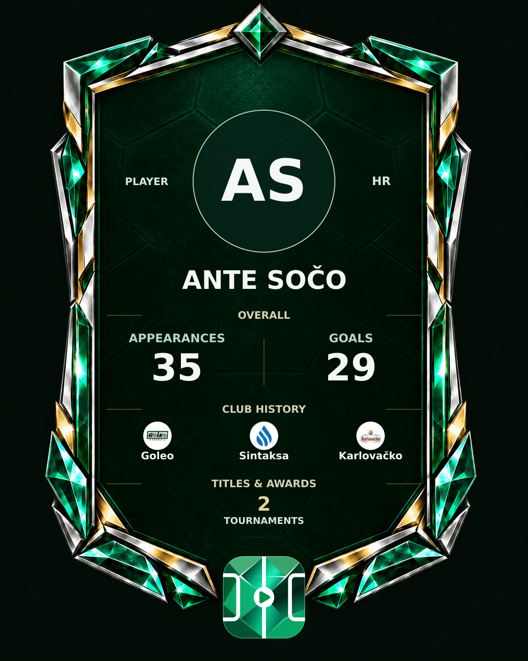 Ante Sočo's PLAYGRND profile graphic