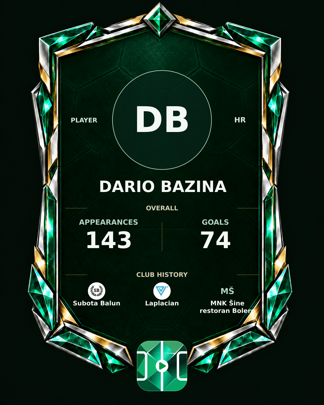Dario Bazina's PLAYGRND profile graphic