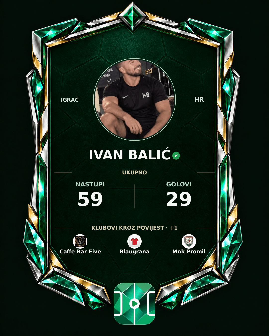 PLAYGRND grafika profila Ivan Balić