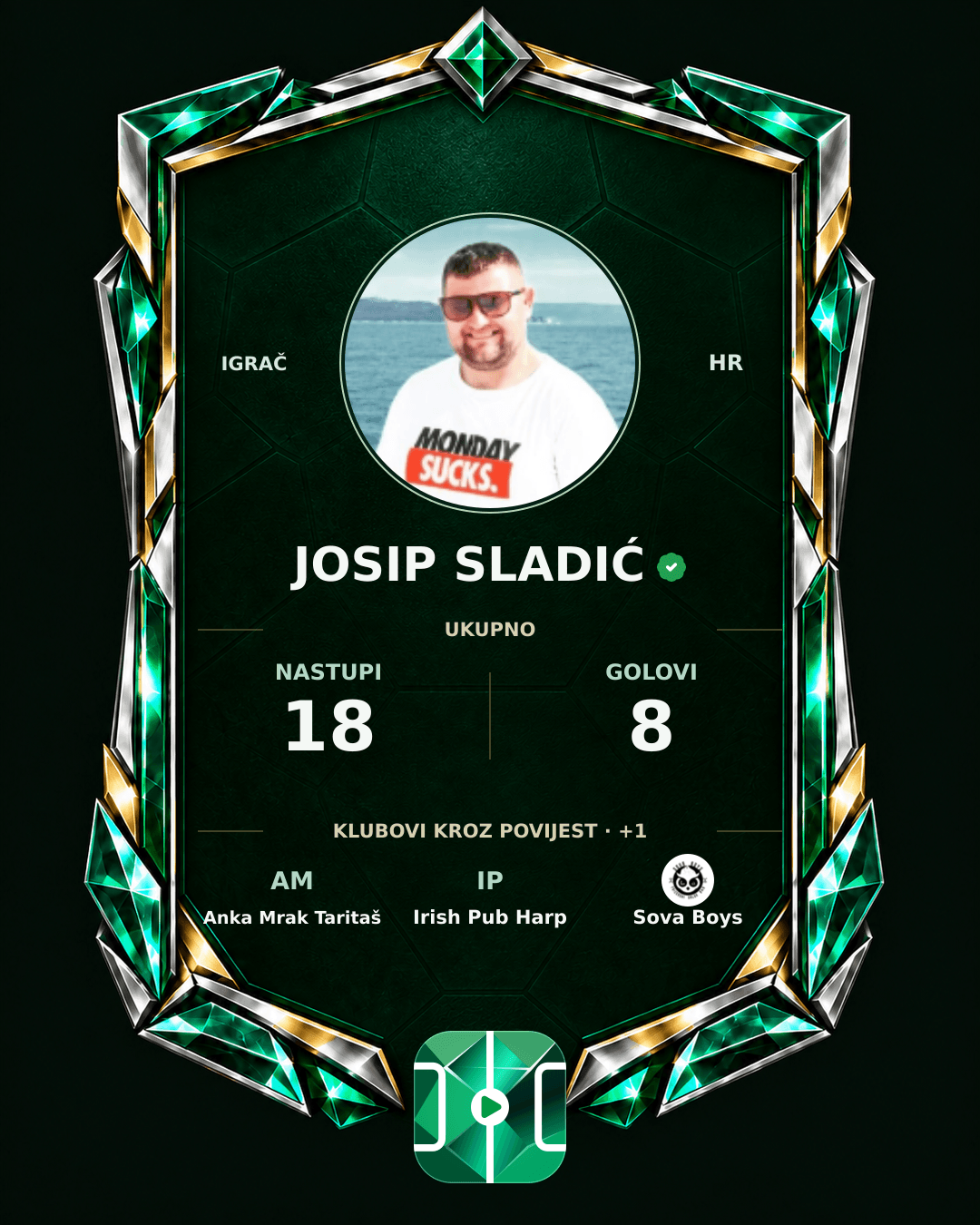 PLAYGRND grafika profila Josip Sladić